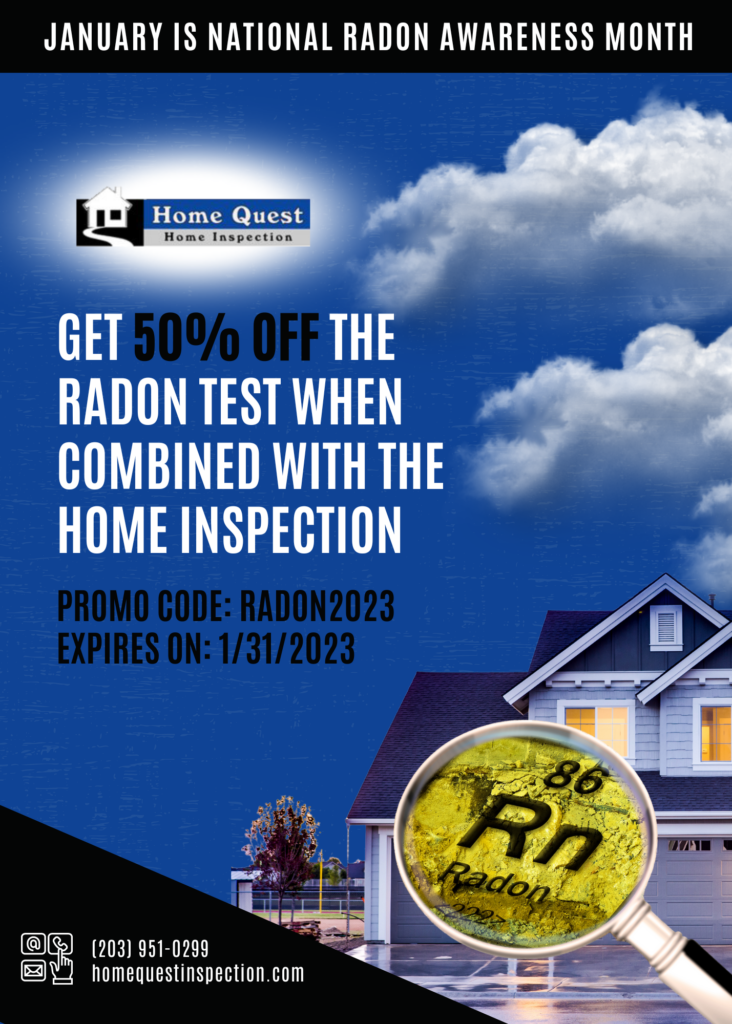 Home Quest Home Inspection Radon Awareness Month 2023 Offer