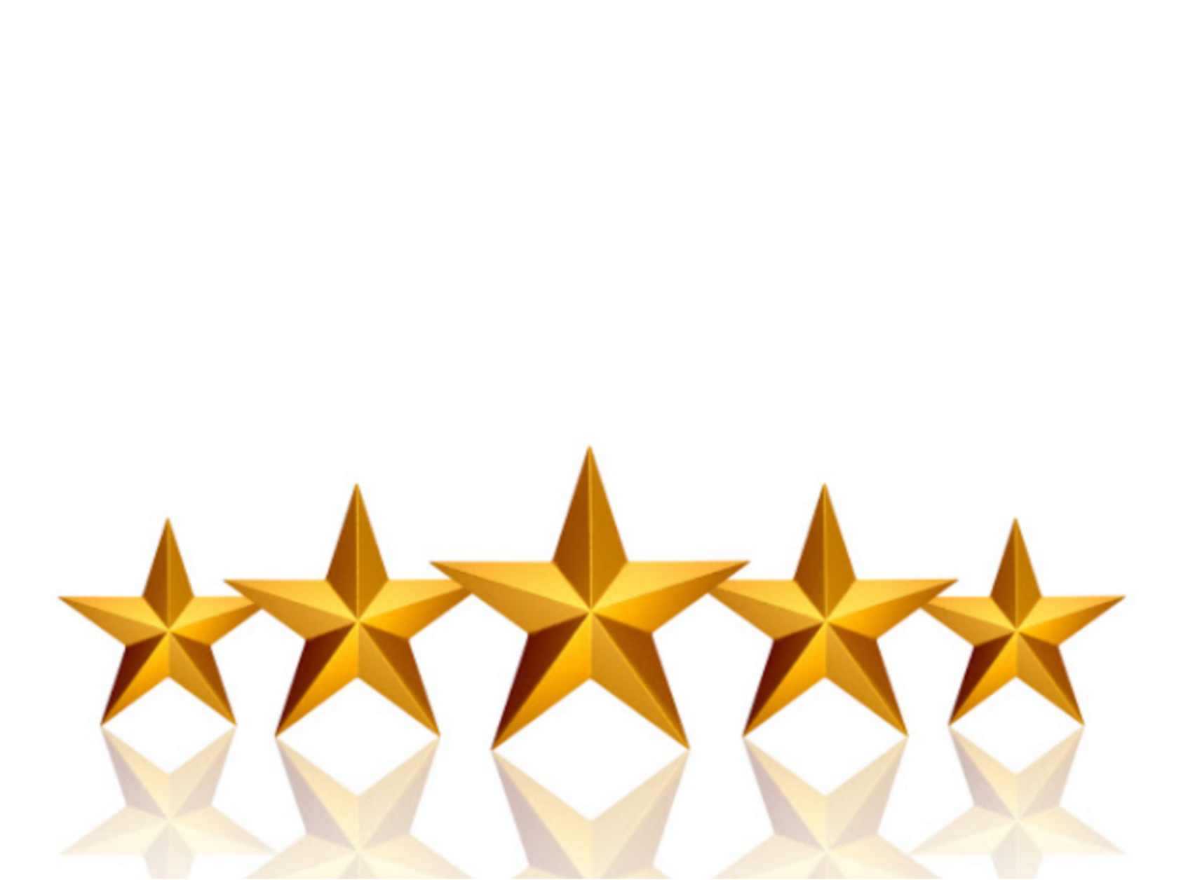5 stars review logo